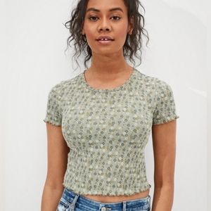 American Eagle Ribbed Crop Top